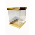 Коробка "Панорама" золото, 200*200*250