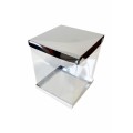 Коробка "Панорама" срібло, 170*170*200