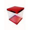 Коробка "Панорама" червона, 170*170*200