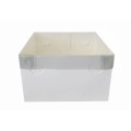 Коробка для торта з пластиковою кришкою, 250*250*150