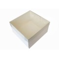 Коробка для торта з пластиковою кришкою, 250*250*150