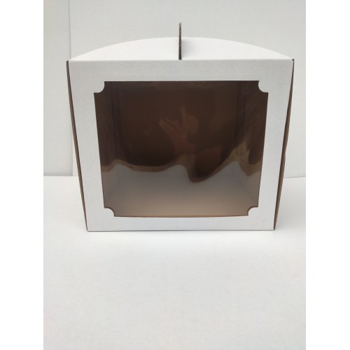 Коробка для торта з квадратним вікном, 300*300*250