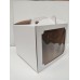 Коробка для торта з вікном, 250*250*250мм.
