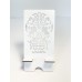 Подарункова підставка для мобільного телефону із дерева в мексиканському стилі "Череп" з лазерним розписом