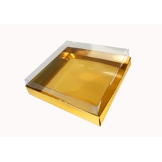 Коробка "Акваріум" золото, 170*170*50мм