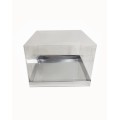 Коробка "Акваріум" срібло, 170*170*120мм