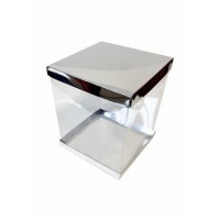 Коробка "Панорама" срібло, 170*170*200