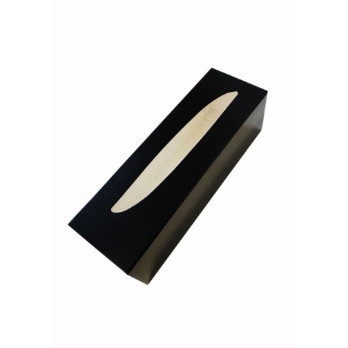 Коробка для макаронс "Чорна", 170*55*50