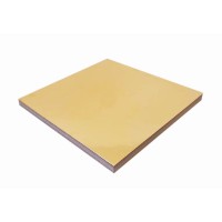 Підкладка потовщена біла і золота квадратна, 350*350