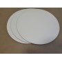 Підкладка ХДФ (ДВП) біла, діаметр 160 мм