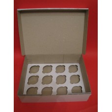 Microcorrugated box for 12 cupcakes, 350*250*110