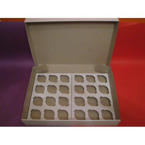 Коробка з мікрогофри на 24 капкейки, 350*500*90