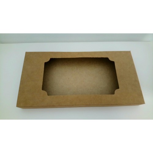 Коробка для плитки шоколаду "Крафт 2", 160*80*15
